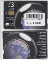 CYPRUS - Preservation Of The Ozone Layer, Collector"s Card No 9, Tirage 850, 09/05, Mint - Cyprus