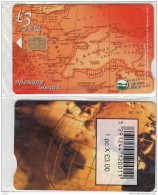 CYPRUS - Map Of Byzantine Empire, Collector"s Card No 05, Tirage 880, 10/03, Mint - Cipro