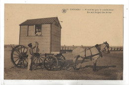 Ostende Ou Oostende (Belgique, Flandre-Occidentale) : GP D'un Attelage Hippomobile Sur La Plage En 1910 (animé) PF. - Oostende