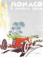 6 ème GRAND PRIX AUTOMPBILE  MONACO  AVRIL 1934 - Grand Prix / F1