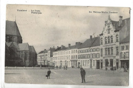 Turnhout (Belgique, Anvers) : La Poste Place De L'église En 1908 (animé) PF. - Turnhout