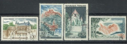 FRANCE -1963/65 - TOURISTIC SERIES, STAMPS SET OF 4, USED. - Usados