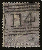 Great  Britain        .   Yvert   22  (2 Scans)   .   1862  .  Emblems   .      .   O      .     Cancelled - Gebruikt