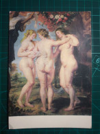 CARTE POSTALE, ART, Peinture Artistique. Les Trois Grâces, De Rubens. Joli   Variété De Couleurs Pastel.. - Paintings