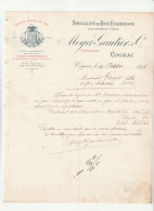 16-Moyet Gautier & Cie...Spécialité De Fine Champagne...Cognac..(Charente)...1898 - Sonstige & Ohne Zuordnung