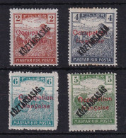 D 813 / HONGRIE ARAD / N° 27/30 NEUF* COTE 15€ - Nuovi