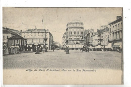 Liège (Belgique, Liège) : La Place Saint-Lambert Vue De La Rue Feronstrée En 1905 (animé) PF. - Lüttich