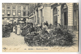 CPA 51 REIMS Marché Aux Fleurs - Reims