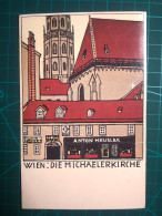 CARTE POSTALE, ART, Peinture Artistique. Ansichtskarten Der Wiener Werkstatte, édition Christian Brandstatter, Vienne. J - Peintures & Tableaux