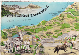 ESPAGNE.  SAN SEBASTIAN ET LA COTE BASQUE ESPAGNOLE . ANNEE 1959 + TEXTE - Guipúzcoa (San Sebastián)