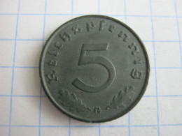 Germany 5 Reichspfennig 1942 G - 5 Reichspfennig