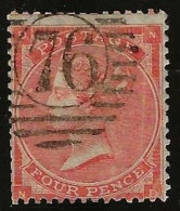 Great  Britain        .   Yvert   25 (2 Scans)   .   1862  .    Large Garter  .      .   O      .     Cancelled - Used Stamps