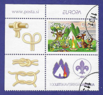 Slowenien / Slovenija 2007  Mi.Nr. 644 , EUROPA CEPT / Pfadfinder / Skauting - Gestempelt / Fine Used / (o) - 2007