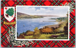 Holy Loch , Argyllshire - Valentine Art Colour A 1034 - MacGREGOR  TARTAN - Argyllshire