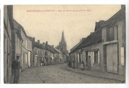 CPA 51 BERGERES-les-VERTUS Rue Du Mont-Aimé - Andere & Zonder Classificatie