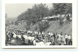 Carte-Photo - Spectateurs Regardant Une Course Vélo - Wielrennen