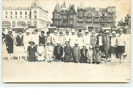 Carte-Photo BERK-Plage - Souvenir à L'Esplanade Le 27 Mai 1928 - Berck