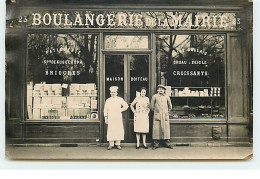 Carte-Photo - PARIS XIV - 23 R Brézin - Boulangerie De La Mairie - Maison Doiteau - District 14