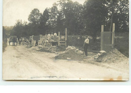 Carte-Photo - LA COURNEUVE - Travaux Dans Une Rue 1919 - La Courneuve