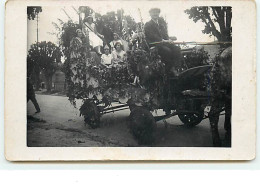 Carte-Photo - Fête Communale Du CHESNAY - Souvenir De Son Aimable Concours Pour Le Char De La Section De L'U.N.C. - Andere & Zonder Classificatie