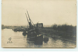 Carte-Photo - Bateau échoué - Otros & Sin Clasificación