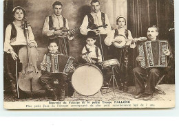 Souvenir Du Passage De La Petite Troupe Fallone - Plus Petit Jazz De L'époque Accompagné Du Plus Petit Accordéoniste - Music And Musicians