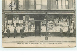 PARIS I - Librairie Stock - 156 Rue Saint-Honoré Devant Le Théâtre-Français - Vente De Carte Postales - Paris (01)