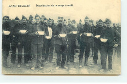 Guerre 14-18 - Camp De Prisonnier - Munsterlager - Distribution De La Soupe à Midi - Oorlog 1914-18