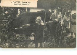 I. NANTES -Carnaval 1922 - Sa Majesté Gros-Sel 1er - Nantes