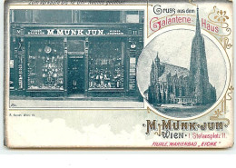 Gruss Aus Dem Galanterie Haus - M. Munk Jun Wien - Otros & Sin Clasificación