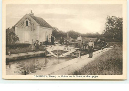 GERMIGNY - Ecluse Sur Le Canal De Bourgogne - Péniche - Other & Unclassified