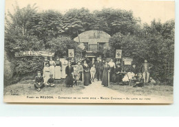 Forêt De MEUDON - Carrefour De La Patte D'Oie - Maison Civeyrac - Au Lapin Qui Fume - Automobiline - Fleury - Meudon