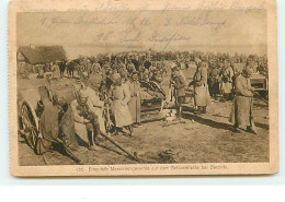 Erbeutete Maschinengewehre Auf Dem Schlachtfelde Bei Berzniki (carte Issue D'un Livret) - Guerra 1914-18