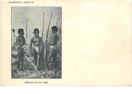 Papouasie Nouvelle Guinée - Huronen Auf Der Jagd - Papoea-Nieuw-Guinea