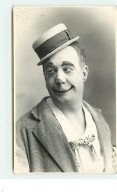 Carte-Photo E. Leblanc 51 Rue Danremont Paris - Clown - Circo