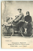 TROYES - Voyageur Sportif Avec Sa Famille Polonaise - Juin 1927 - Globe-Trotter - Troyes