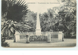 MAURICE - Tombeaux Des Gouverneurs - Mauricio