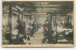 JAPON - Silk Weaving Factory - Ver à Soie - Other & Unclassified