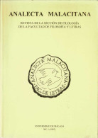 Analecta Malacitana XX, 1 (1997) - AA.VV. - Zonder Classificatie