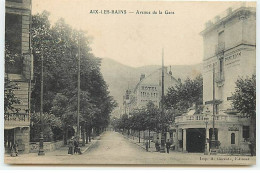 AIX-LES-BAINS - Avenue De La Gare - Hôtel Du Pavillon, Hôtel Beau-Lieu - Aix Les Bains