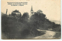 VEREL-DE-MONTBEL - Environs De Pont-de-Beauvoisin - La Mairie - L'Eglise - Sonstige & Ohne Zuordnung