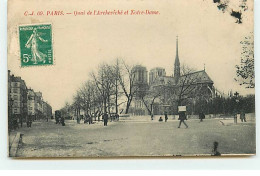 PARIS IV - Quai De L'Archevêché Et Notre-Dame - Offert Par La Maison A. Benoiston & Cie - Arrondissement: 04