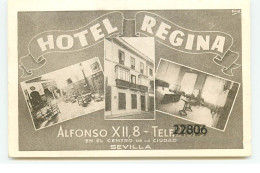 SEVILLA - Hotel Regina - Alfonso XII En El Centro De La Ciudad - Sevilla