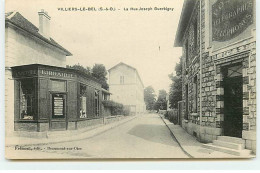 VILLIERS-LE-BEL - La Rue Joseph Guerbigny - Librairie, Poste Télégraphes - Villiers Le Bel