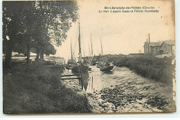 SAINT-CHRISTOLY-DE-MEDOC - Le Port à Marée Basse E L'Usine Skawinsky - Sonstige & Ohne Zuordnung
