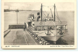 PAUILLAC - Arrivée Du Bac Les Deux Rives - Pauillac