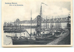 DUISBURG-RUHRORT - Blick Auf Die Rheinbrücke - Duisburg