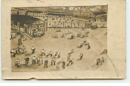 Guerre 14-18 - Illustrateur - Camp De Prisonniers - Une Cour - Guerre 1914-18