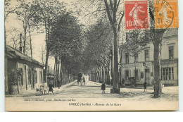 SABLE - Avenue De La Gare - Hôtel Des Voyageurs L. Nourry - Sable Sur Sarthe