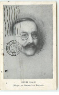 Célébrités - Ecrivain Henri Malo (Masque, Par Madame Lita Besnard) - Carte Avec Dédicace - Schrijvers